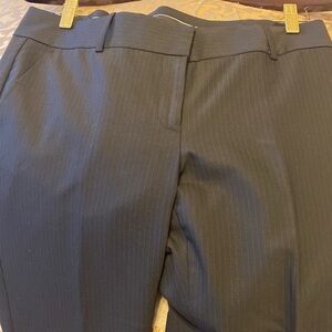 Ann Taylor light striped pants